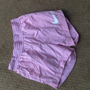 Pink Nike shorts